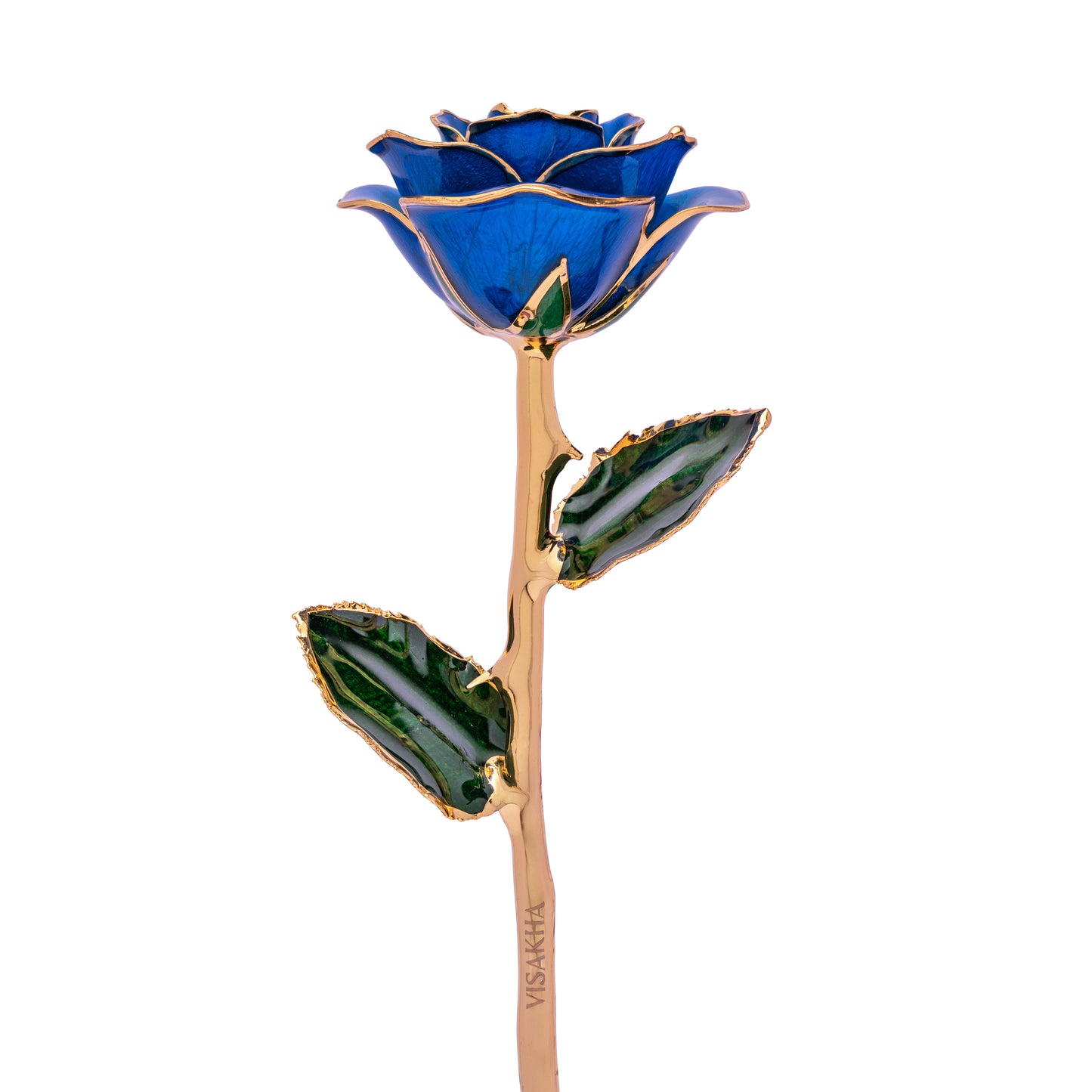 Sapphira, 24K Gold Dipped Natural Rose in Saphhire – The Jewel of Infinite Depth