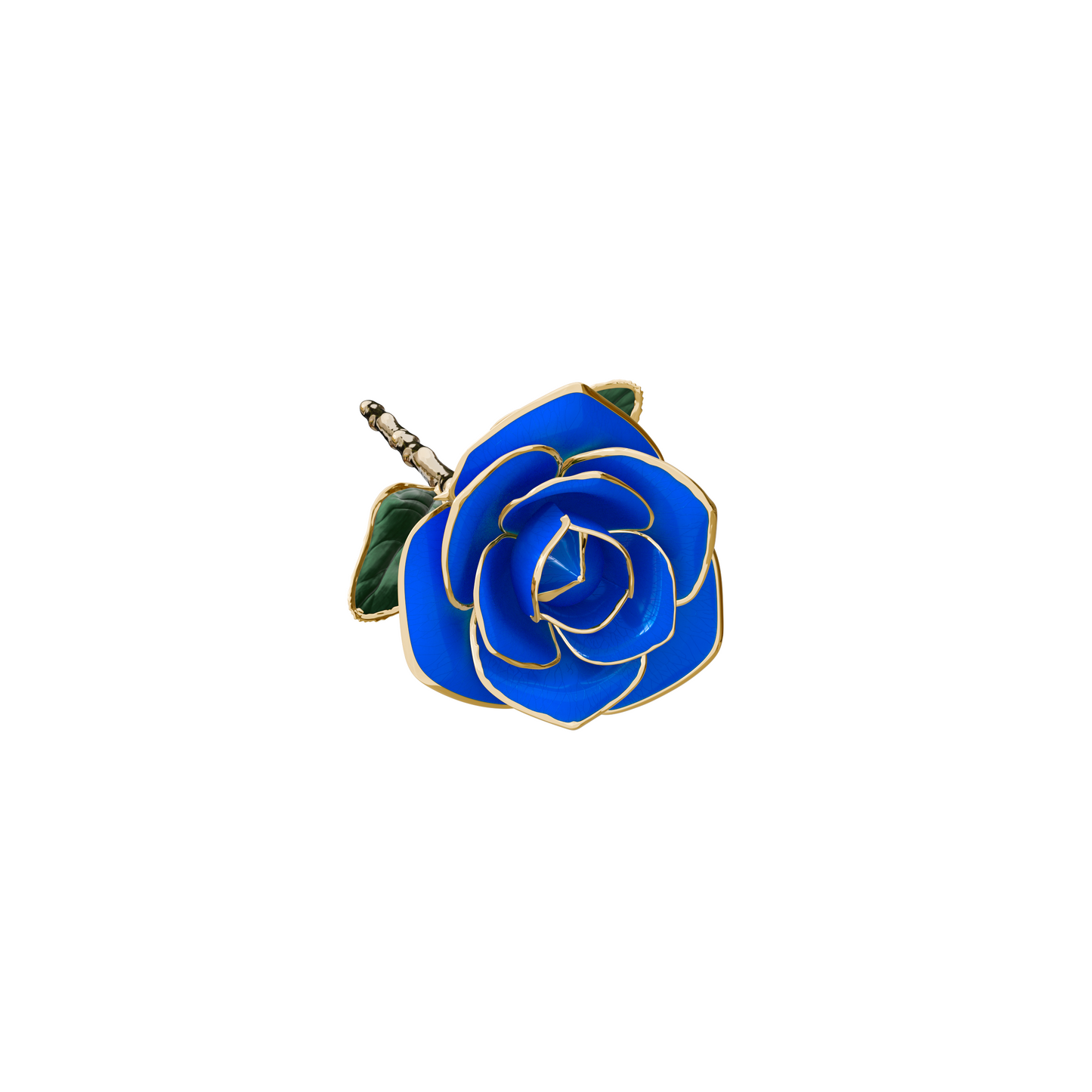 Sapphira, 24K Gold Dipped Natural Rose in Saphhire – The Jewel of Infinite Depth