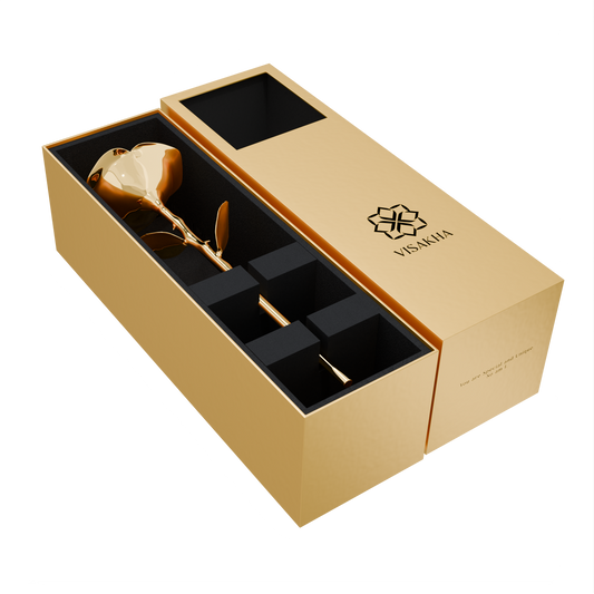 Goldara, 24K Gold Dipped Natural Rose – The Crown of Timeless Luxury